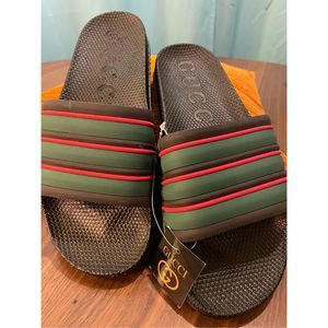 Mens Gucci Style Slides